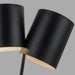 Keiko Two Light Table Lamp Black-Lamps-Kuzco Lighting-Lighting Design Store