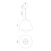 Kenji One Light Pendant Matte Black/Opal Matte Glass-Pendants-Alora-Lighting Design Store