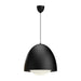Kenji One Light Pendant Matte Black/Opal Matte Glass-Pendants-Alora-Lighting Design Store