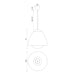 Kenji One Light Pendant Matte Black/Opal Matte Glass-Pendants-Alora-Lighting Design Store