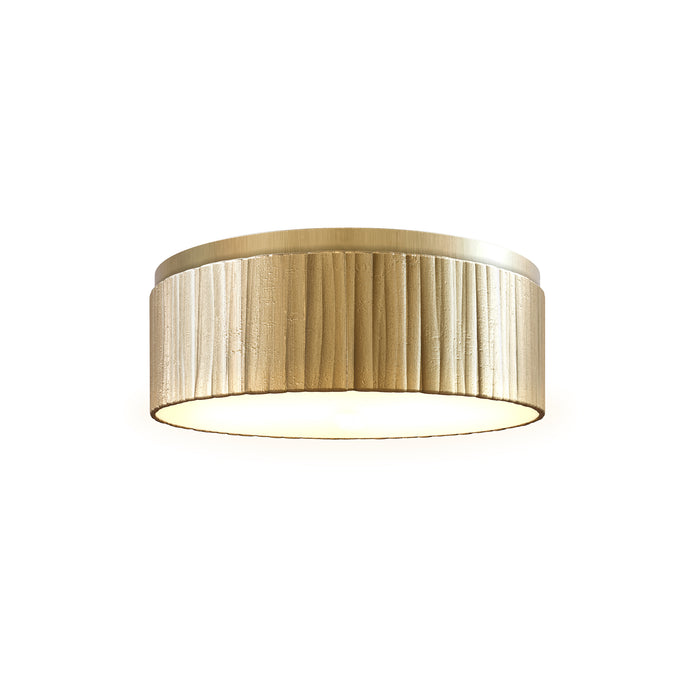 Kensington LED Flush Mount Vintage Brass-Flush Mounts-Alora-Lighting Design Store