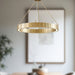 Kensington LED Island Pendant Vintage Brass-Pendants-Alora-Lighting Design Store