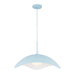 Kirby One Light Pendant Cerulean-Pendants-Kuzco Lighting-Lighting Design Store
