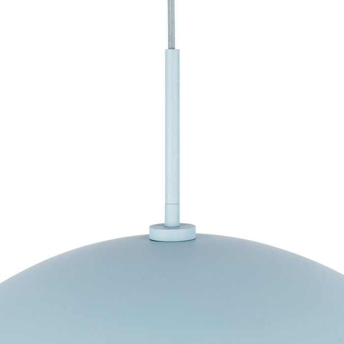 Kirby One Light Pendant Cerulean-Pendants-Kuzco Lighting-Lighting Design Store