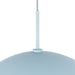 Kirby One Light Pendant Cerulean-Pendants-Kuzco Lighting-Lighting Design Store