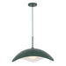 Kirby One Light Pendant Pine Green-Pendants-Kuzco Lighting-Lighting Design Store