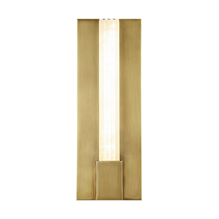 Kismet LED Vanity Vintage Brass/Alabaster-Sconces-Alora-Lighting Design Store
