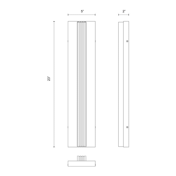 Kismet LED Vanity Urban Bronze/Alabaster-Bathroom Fixtures-Alora-Lighting Design Store