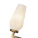 Krysta Six Light Chandelier Brushed Gold/Opal Glass-Mid. Chandeliers-Alora-Lighting Design Store