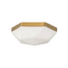 Krysta Two Light Flush Mount Brushed Gold/Opal Glass-Flush Mounts-Alora-Lighting Design Store