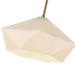 Krysta One Light Pendant Brushed Gold/Opal Glass-Pendants-Alora-Lighting Design Store
