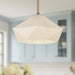 Krysta One Light Pendant Brushed Gold/Opal Glass-Pendants-Alora-Lighting Design Store