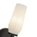 Krysta One Light Wall Vanity Matte Black/Opal Glass-Sconces-Alora-Lighting Design Store