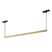 Kyan LED Track Linear Pendant Brushed Gold-Track-Kuzco Lighting-Lighting Design Store
