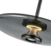Kyoto LED Pendant Black/Smoked Glass-Pendants-Kuzco Lighting-Lighting Design Store