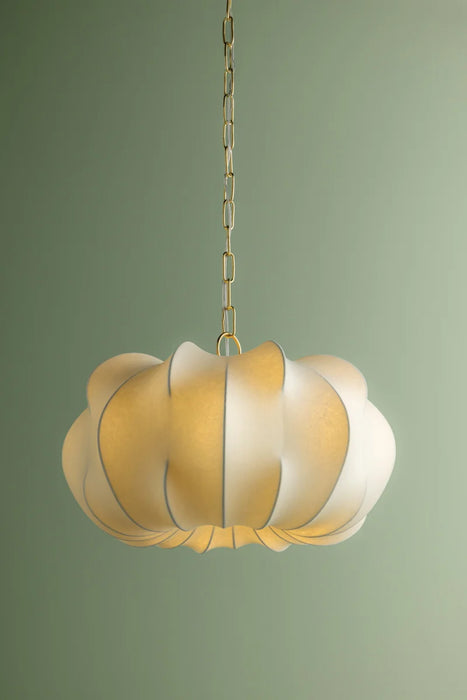 Keilah One Light Pendant Aged Brass-Pendants-Mitzi-Lighting Design Store