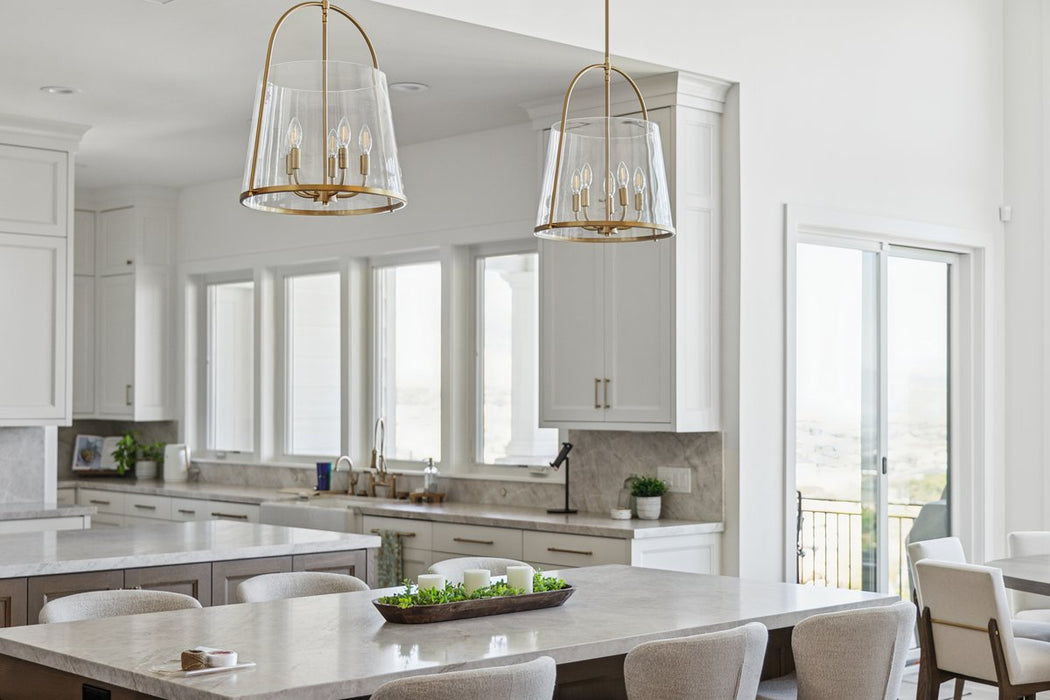 Archis Five Light Pendant Modern Gold-Pendants-Z-Lite-Lighting Design Store