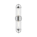Lancaster Two Light Wall Sconce Chrome-Sconces-Alora-Lighting Design Store
