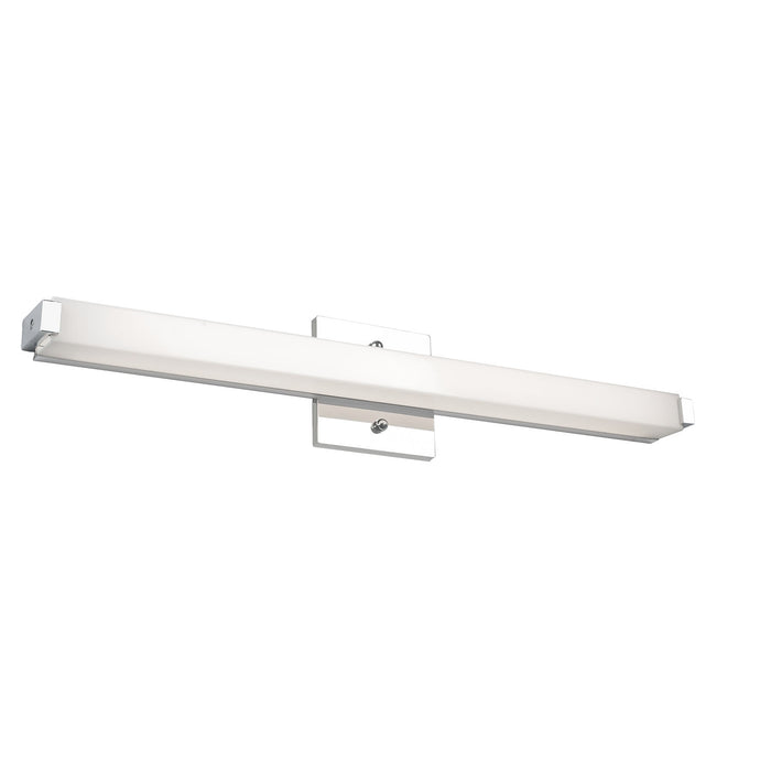 Latitude-Slim LED Vanity Chrome-Bathroom Fixtures-Kuzco Lighting-Lighting Design Store