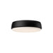 Laval LED Flush Mount Matte Black-Flush Mounts-Alora-Lighting Design Store