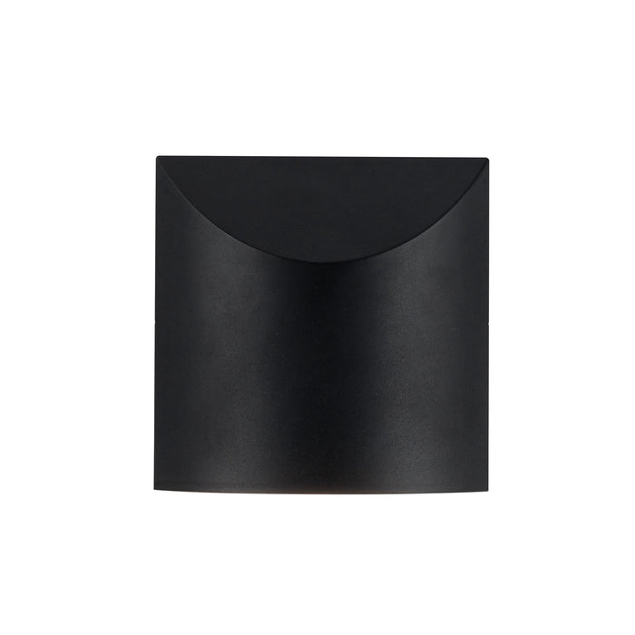 Lenox LED Exterior Wall Sconce Black-Exterior-Kuzco Lighting-Lighting Design Store