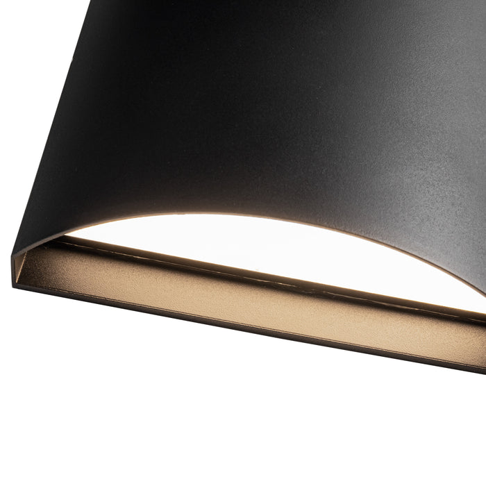 Lenox LED Exterior Wall Sconce Black-Exterior-Kuzco Lighting-Lighting Design Store