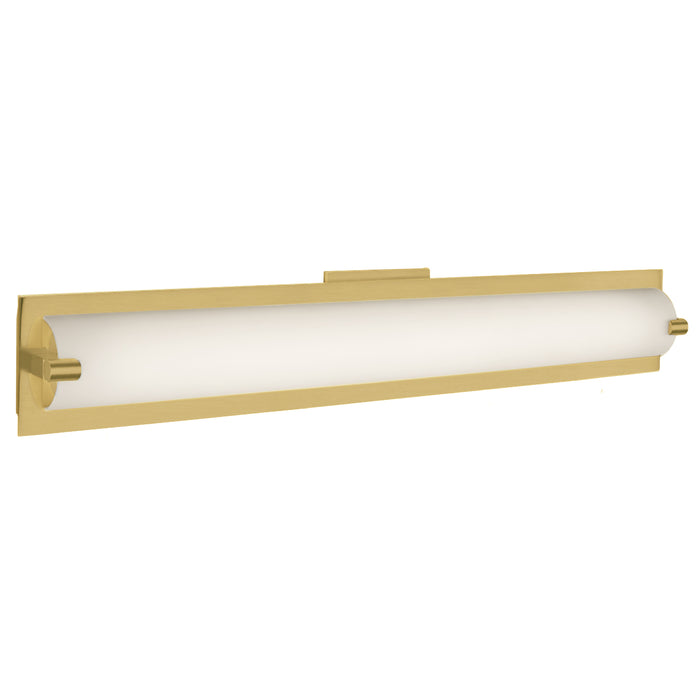 Lighthouse LED Vanity Brushed Gold-Bathroom Fixtures-Kuzco Lighting-Lighting Design Store