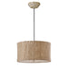 Burleson Three Light Pendant Beige Liner-Pendants-Uttermost-Lighting Design Store