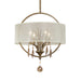 Alenya Four Light Pendant Burnished Gold Metal-Pendants-Uttermost-Lighting Design Store