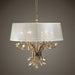 Alenya Six Light Chandelier Burnished Gold Metal-Mid. Chandeliers-Uttermost-Lighting Design Store