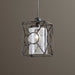 Arbela One Light Mini Pendant Rust Black w/Aged Gray Undertones-Mini Pendants-Uttermost-Lighting Design Store