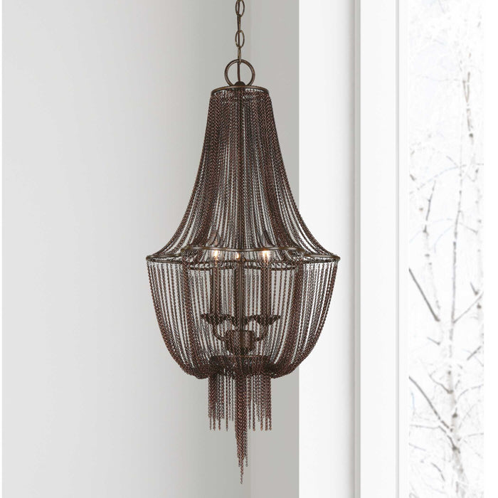Lezzeno Three Light Chandelier Dark Oil Rubbed Bronze-Mid. Chandeliers-Uttermost-Lighting Design Store