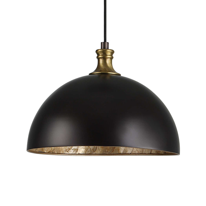 Placuna One Light Pendant Pacific Bronze-Pendants-Uttermost-Lighting Design Store
