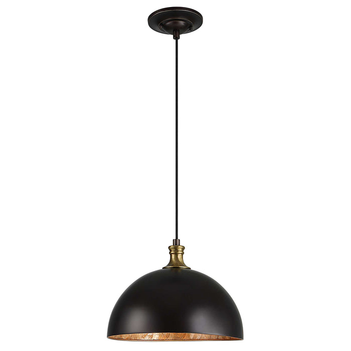 Placuna One Light Pendant Pacific Bronze-Pendants-Uttermost-Lighting Design Store
