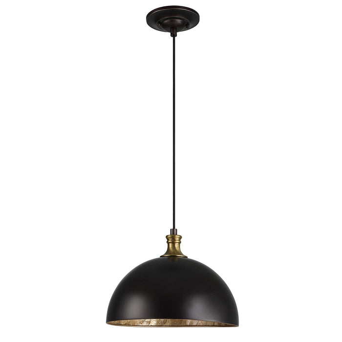 Placuna One Light Pendant Pacific Bronze-Pendants-Uttermost-Lighting Design Store