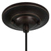 Placuna One Light Pendant Pacific Bronze-Pendants-Uttermost-Lighting Design Store