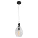 Campester One Light Mini Pendant Matte Black-Mini Pendants-Uttermost-Lighting Design Store