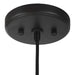Campester One Light Mini Pendant Matte Black-Mini Pendants-Uttermost-Lighting Design Store