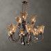 Vetraio Nine Light Chandelier Oil Rubbed Bronze-Mid. Chandeliers-Uttermost-Lighting Design Store