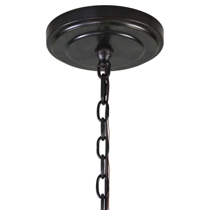 Marlow 12 Light Chandelier Dark Antique Bronze /Weathered Bronze-Mid. Chandeliers-Uttermost-Lighting Design Store
