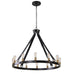 Marlow 12 Light Chandelier Dark Antique Bronze /Weathered Bronze-Mid. Chandeliers-Uttermost-Lighting Design Store