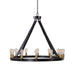 Marlow 12 Light Chandelier Dark Antique Bronze /Weathered Bronze-Mid. Chandeliers-Uttermost-Lighting Design Store