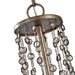 Valka Six Light Chandelier Silver Swedish Iron-Mid. Chandeliers-Uttermost-Lighting Design Store