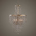Valka Six Light Chandelier Silver Swedish Iron-Mid. Chandeliers-Uttermost-Lighting Design Store