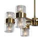 Marinot 12 Light Chandelier Antique Brass-Mid. Chandeliers-Uttermost-Lighting Design Store