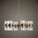 Marinot 12 Light Chandelier Antique Brass-Mid. Chandeliers-Uttermost-Lighting Design Store