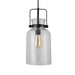 Lansing One Light Mini Pendant Textured Black-Mini Pendants-Uttermost-Lighting Design Store