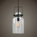 Lansing One Light Mini Pendant Textured Black-Mini Pendants-Uttermost-Lighting Design Store