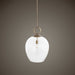Calix One Light Pendant Aged Brass-Pendants-Uttermost-Lighting Design Store
