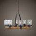 Atwood Eight Light Pendant Deep Weathered Bronze-Linear/Island-Uttermost-Lighting Design Store